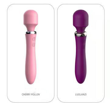 Pink Rechargeable Personal Wand Massager 10 Intense For Body