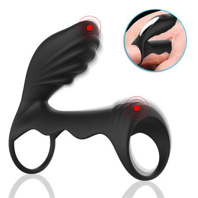 Dia 33mm Penis Massage Ring 7 Frequency Vibrating Penis Ring Lock Sperm