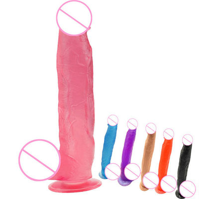 Pink 58mm Vibrating Penis Extension Glans Masturbator Strong Suction Cup