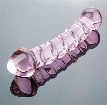 Purple Borosilicone Clitoral Stimulation Toys Anal Vaginal Expander RoHS