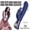 IPX6 Clitoral Suction Rabbit Female Sex Vibrator 40mm Rabbit Clit Vibe Dark Blue
