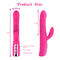 Silicone ABS Clit Sucking Rabbit Vibrator Sex Toy 260mm Length 8 Modes