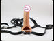 4cm Hollow Strap On Penis Dildo TPR Realistic Hollow Penis