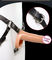 4cm Hollow Strap On Penis Dildo TPR Realistic Hollow Penis