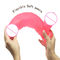 Pink 58mm Vibrating Penis Extension Glans Masturbator Strong Suction Cup