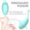 High Frequency 35mm Female Sex Vibrator Silicone Remote Rechargeable Egg