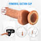 Lifelike Realistic Silicon Dildo Clitoral Stimulation Toys Hands Free Play